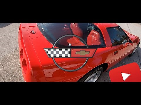 A Look at the 1996 Corvette (C4) Sports Car Produced by Chevrolet for the 1984 - 1996 Model Years!!!