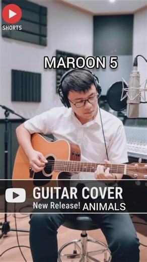 MAROON 5 ANIMALS 🔥 COVER #tutorial #shortsvideo #shorts #maroon5