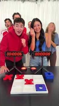 Timer Tic Tac Toe! Fastest Reaction Edition #time #game #challenge