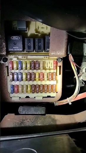 Ford focus; Power windows fuse location #automobile #repair #electrical