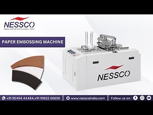 Paper Embossing Machine | Nessco India