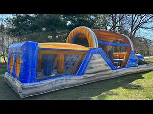Closer Look at the 40 ft Inflatable Obstacle Course