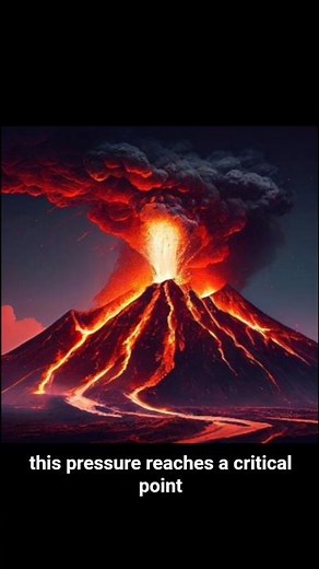 the process of a volcanic eruption #space #nature #universe #erupting volcano #planet