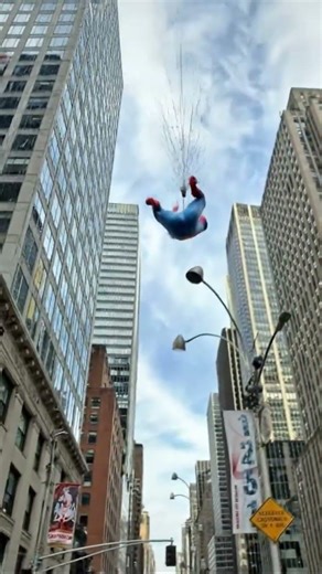 Spiderman jumps up gone wrong repost