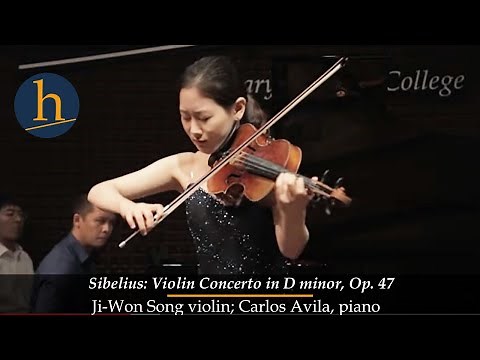 Sibelius: Violin Concerto | Ji-Won Song, violin; Carlos Avila, piano