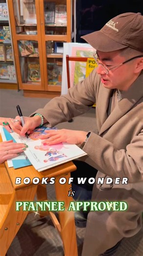 💚✨What a whirlwind in Oz! We had the absolute joy of hosting the hilarious Bowen Yang @fayedunaway as he signed a handful of @wickedmovie Little Golden Books and can you believe it- every single copy flew off our shelves in just 48 hours! 🤩😮 We were GOOSIFIED! While the signed books may be gone, you can still add Books of Wonder to your Ozian NYC plans! Come explore our shelves of rare, vintage, and hard-to-find Oz treasures plus magical modern twists on the world you love. All Wicked Little 