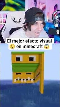 The best VISUAL EFFECT in MINECRAFT 😱 #rubius #foryou #fyp #visualeffect