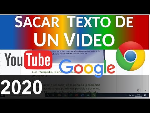 Sacar Texto de un Video