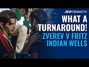 Dramatic End to Alexander Zverev vs Taylor Fritz! 😳 Indian Wells 2021 Quarter-Final