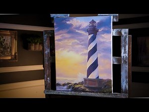 Lighthouse - Oil Painting