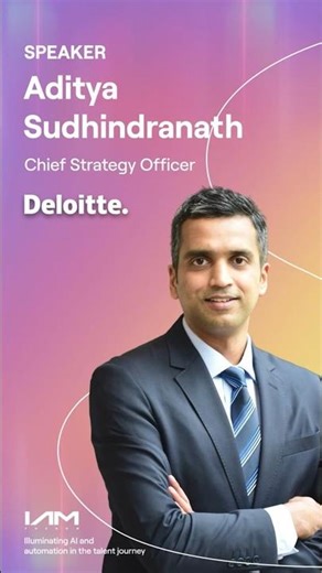Aditya Sudhindranath | Chief Strategy Officer, Deloitte South Asia | IAMPHENOM INDIA 2025 Speaker