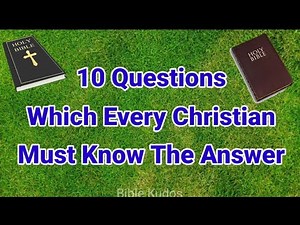 General Bible Quiz || 10 Amazing Questions and Answers (Part-1)
