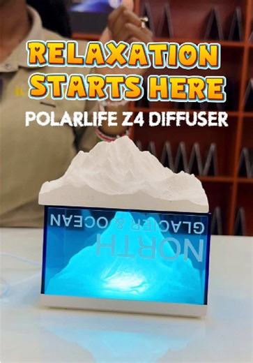 Polar Life Z4 Aroma Diffuser – Ksh 2,900 only \t•\tFunction: Ultrasonic aroma diffuser (essential oil compatible) \t•\tSound: Built-in soothing nature sounds \t•\tLighting: Soft ambient LED light \t•\tOperation: Quiet mist technology \t•\tUse: Ideal for bedroom, office, relaxation & sleep Creates a calm atmosphere with relaxing scents and natural sound therapy. #Ilaptopkenya #FYP #AromaDiffuser #PolarLifeZ4 #HomeEssentials