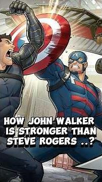 John walker is Stonger than Steve Rogers #marvel #thunderbolts #johnwalker #mcu #marvelcomics