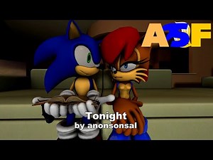 Sonic and Sally read "Tonight"