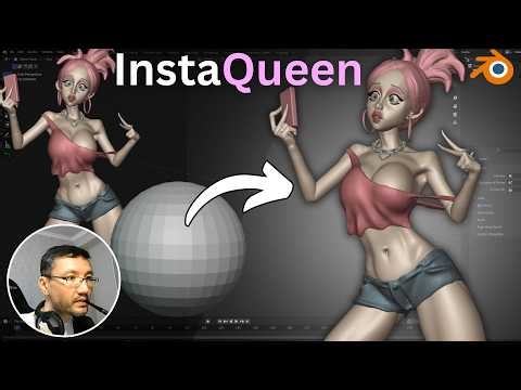 How to Sculpt a Stylized Character in Blender? - Full Tutorial