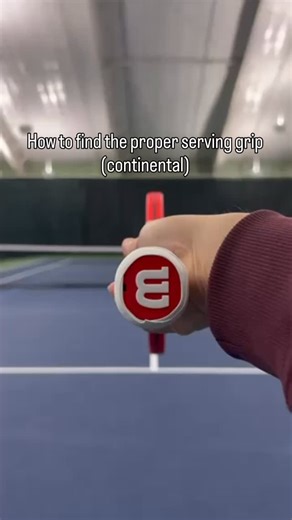 Gavin Glider on Instagram: "If you want to learn to hit a technically accurate serve, it’s important to be in the continental grip. Many players confuse the eastern forehand grip with the continental grip. Here’s a brief tutorial on how to find a proper continental 👍🎾 #teamwilson #wilsontennis #tennislesson #grip #serve"