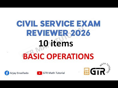 Civil Service Exam Reviewer 2026 - Basic Operations
