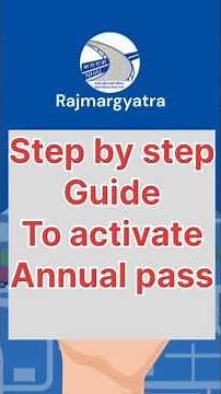 step by step guide how to activate annual pass latest #annualpass #fastag