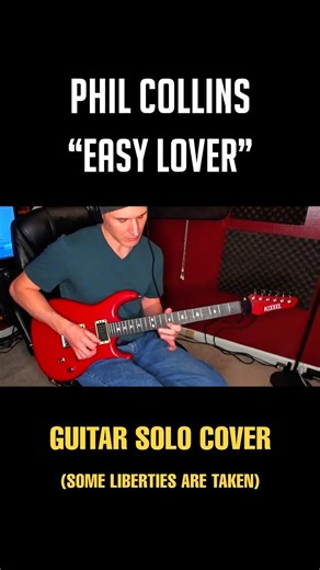 Phil Collins - Easy Lover - Guitar Solo Cover (Daryl Stuermer)