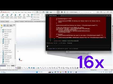 Smart FeatureManager Control (CLAUDE CODE)— Move Rollback Bar Above Parting Line