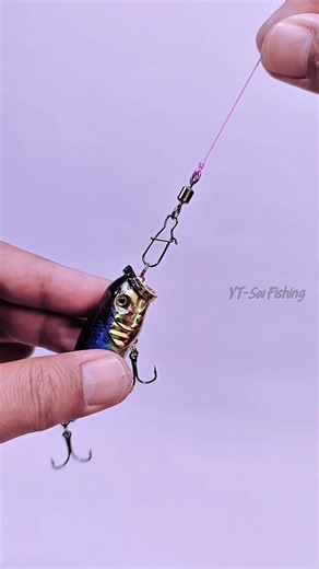 How to attach bait using a snap or fishing clip. Easy and fast #fishing #fishingtips #shorts