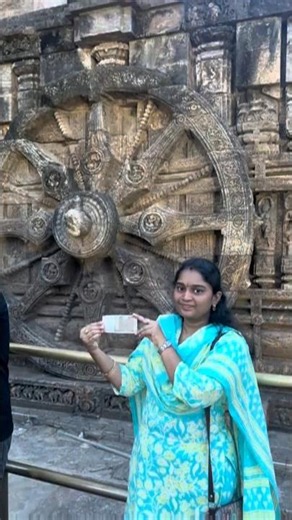 Konark Sun Temple – A UNESCO Wonder 🌍🌞 #Shorts #konark #familytrip