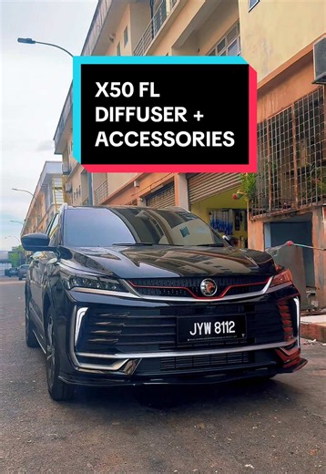 PROTON X50 FACELIFT - FULL DIFFUSER - CENTER SPOILER - S SPORT SPOILER - DAYLIGHT LED - REFLECTOR LED #proton #protonx50 #protonx50facelift #x50 #akacaraccessories
