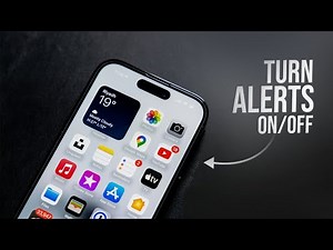 How to Turn On or Off Alerts on iPhone (tutorial)