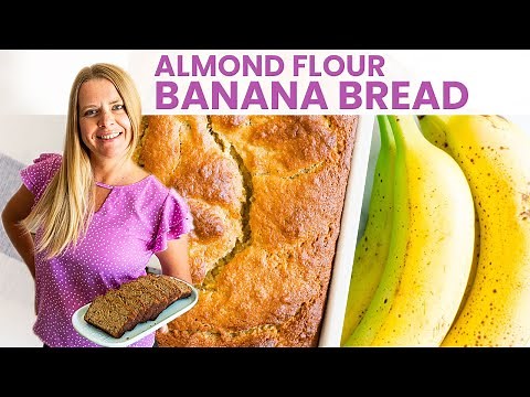 ALMOND FLOUR BANANA BREAD RECIPE | paleo friendly, gluten free, refined sugar free