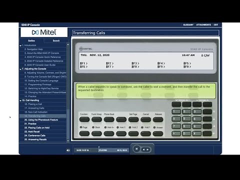 MiVoice Business Console: 5540 IP Console