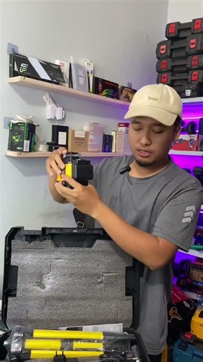 Laser level is disabled