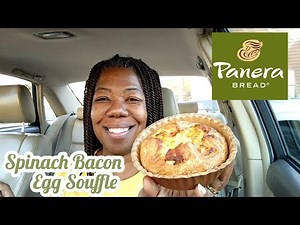 Panera Bread Spinach Bacon Egg Souffle Review | Cooking Conversations