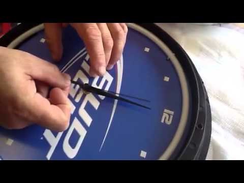 How to repair a detached second hand on a neon clock from Neonetics