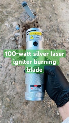 100-watt silver laser igniter burning blade #smartphone #automotivetools #lasercutting #automobile