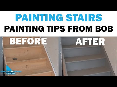 Tips & Tricks For Painting Stairs - Stringers, Risers, & Treads | DIY