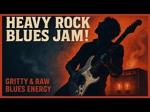 Heavy Rock Blues Instrumental | Gritty & Raw Blues Rock Guitar Jam