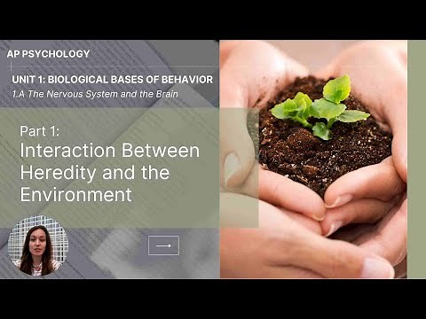 Unit 1A Part 1 Interaction Between Heredity and the Environment Video