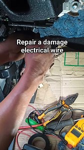 2.9K views · 13 reactions | Repair a damage electrical wire #automotive #autoelectrician #mechanic #workshop #autodoc | AUTO DOC | Facebook