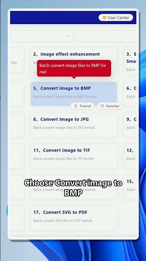 Batch convert mixed image formats to BMP on Windows