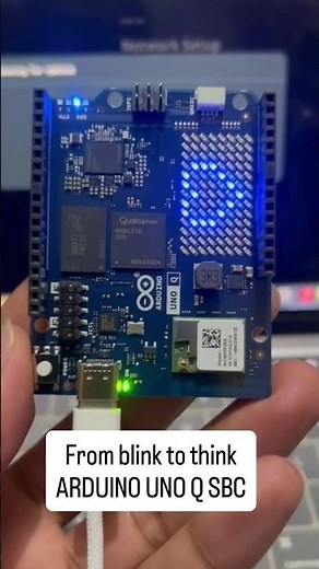 Arduino UNO Q SBC, first look. #arduino #esp32 #arduinoproject #arduinouno #arduinounoprojects