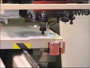 Komo CNC machining G10 material with high speed drilling