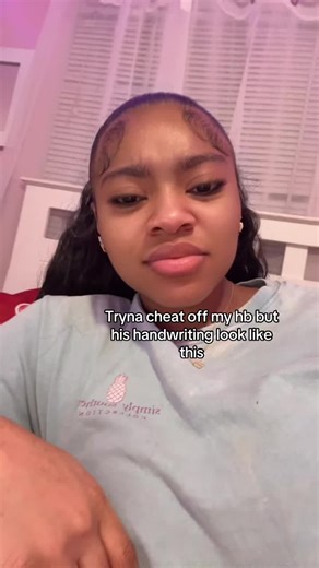 Like how the hell am I supposed to read this????#fyp #viral #lilpoppa #cheating #school