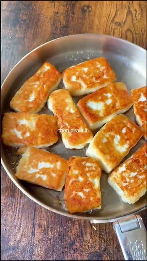 The best halloumi you’ll ever make | Easy halloumi hack | restaurant style halloumi