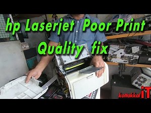 hp laserjet 1020 poor print quality fix #Kottakkal it #