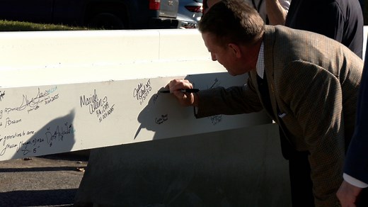 WVU to put final steel beam into Eye Institute