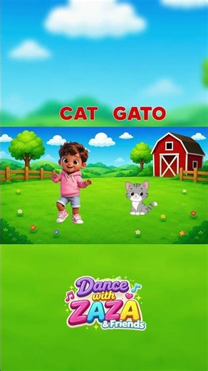 🐱 Cat Song for Kids! | Gato 🐾 Learn Animals in English & Spanish 🇬🇧