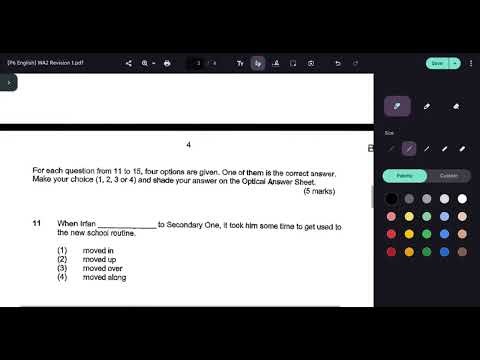 [P6 English] WA2 Revision Practice 2