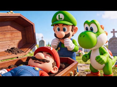 Mario Dies Suddenly … Luigi and Yoshi Collapse in Shock! 😨💔 Super Mario Odyssey Story