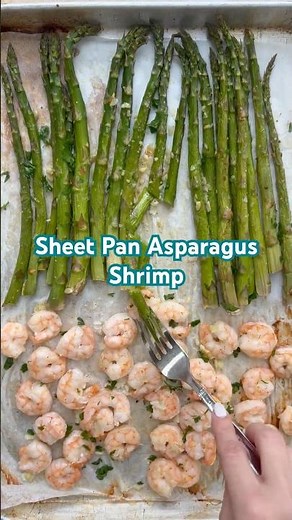 Sheet Pan Asparagus Shrimp